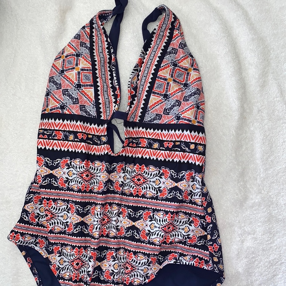 Shell Design One Piece Bathing Suit - image 1